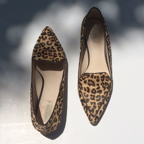 Cole Haan Leopard Loafers - Picture 2 of 3